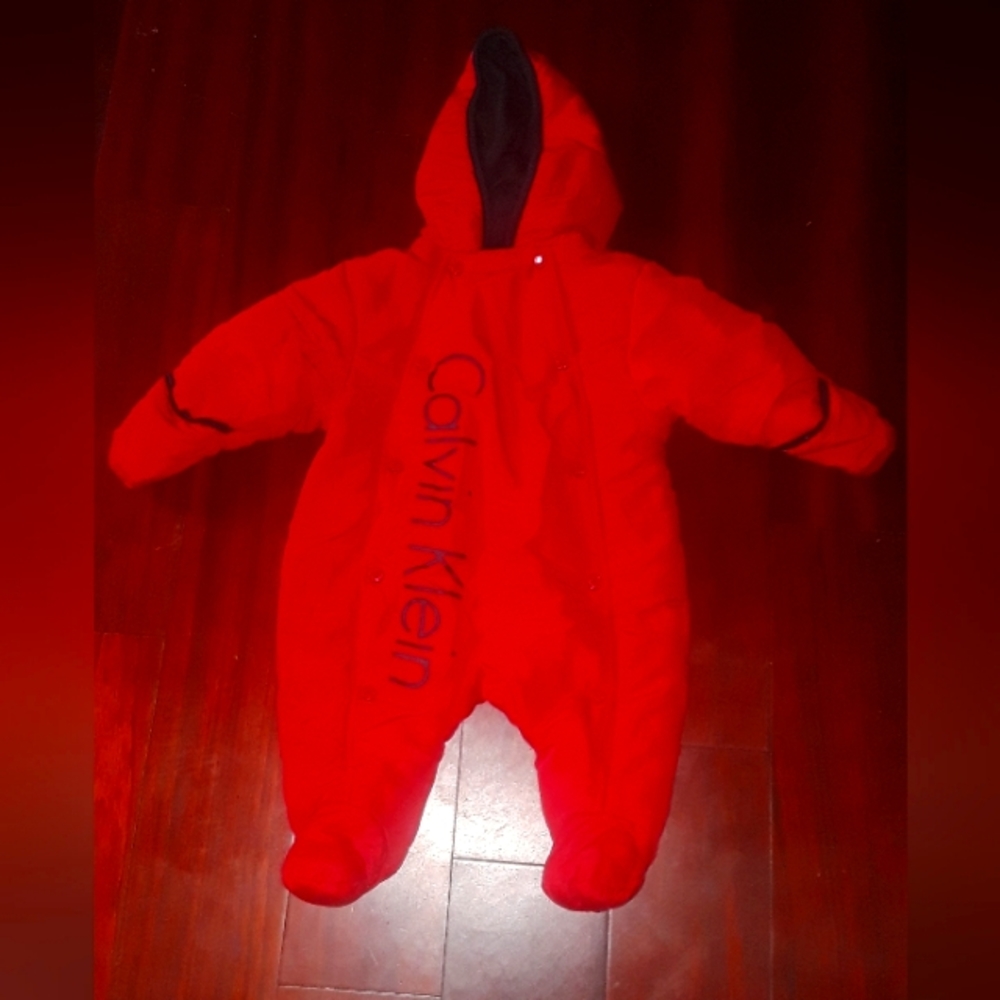 Calvin Klein snowsuit size 3 to 6 months